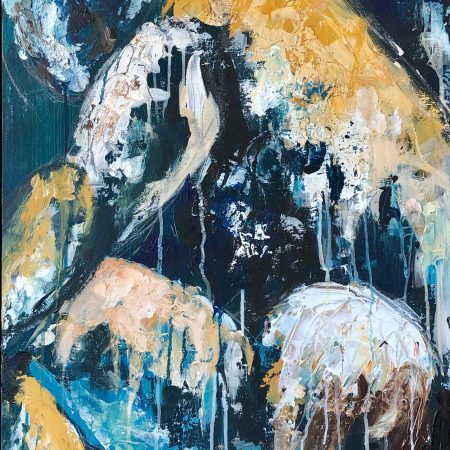 abstract acrylic art