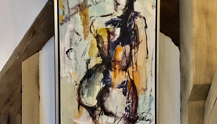 Artwork by Alexandra Kay Vøhtz on Exhibition at Restaurant Tristan